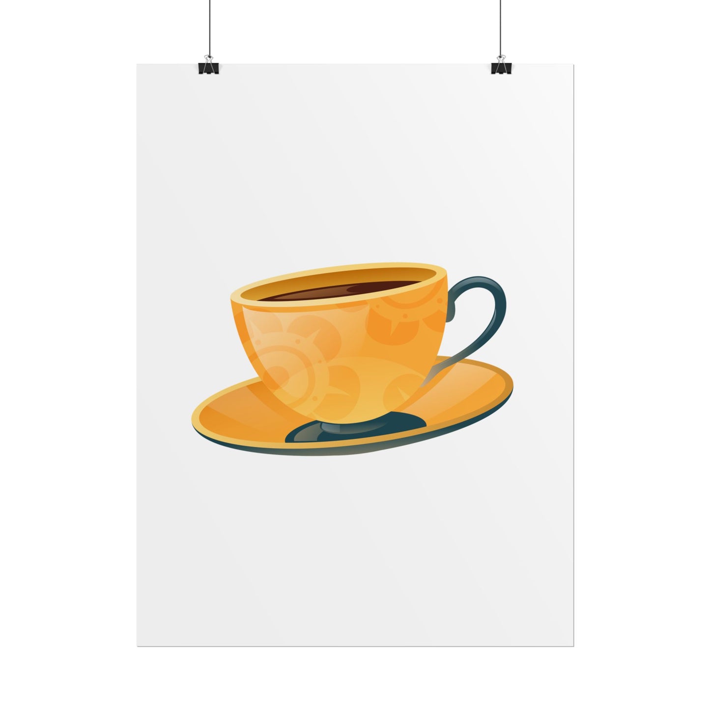 Coffee Lovers Rolled Posters, Cute Coffee Art, Kitchen Decor, Coffee Shop Print, Gift for Coffee Enthusiasts