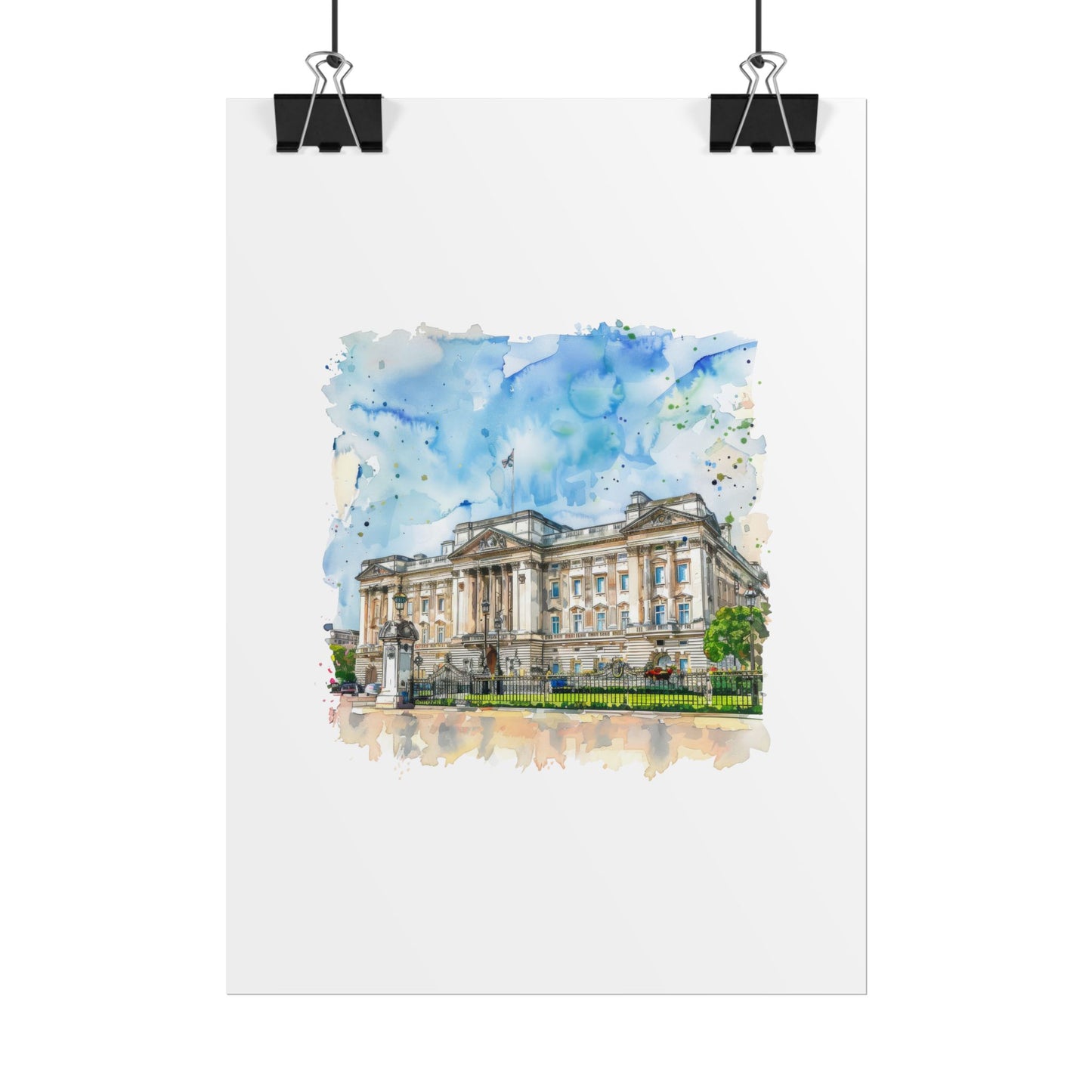 Watercolor Art Rolled Posters