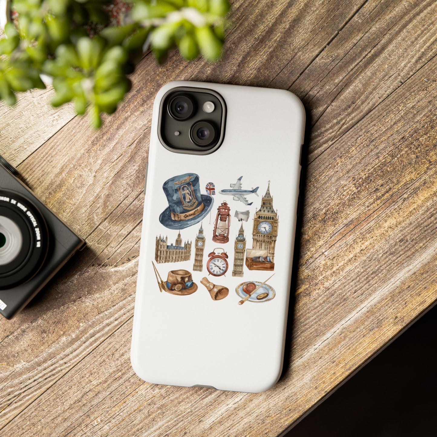 London-Themed Phone Case, Durable iPhone Cover, Gift for Travelers, Unique Cell Phone Accessories, Stylish Gadget Protection