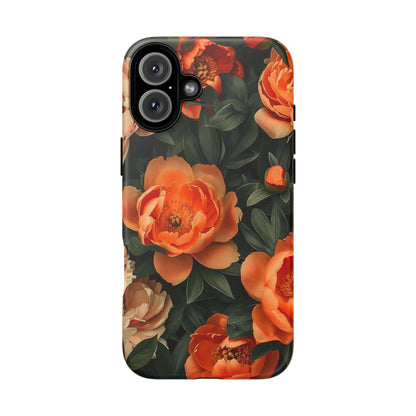 Stylish Floral Phone Case, Tough Cases, Floral Phone Cover, Gift for Her, Spring Accessories, Mother's Day, Phone Protection