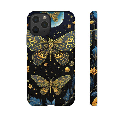 Butterfly Galaxy Phone Case | Tough Cases for Nature Lovers, Unique Phone Covers, Gift for Her, Boho Style, Floral Design