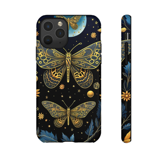 Butterfly Galaxy Phone Case | Tough Cases for Nature Lovers, Unique Phone Covers, Gift for Her, Boho Style, Floral Design
