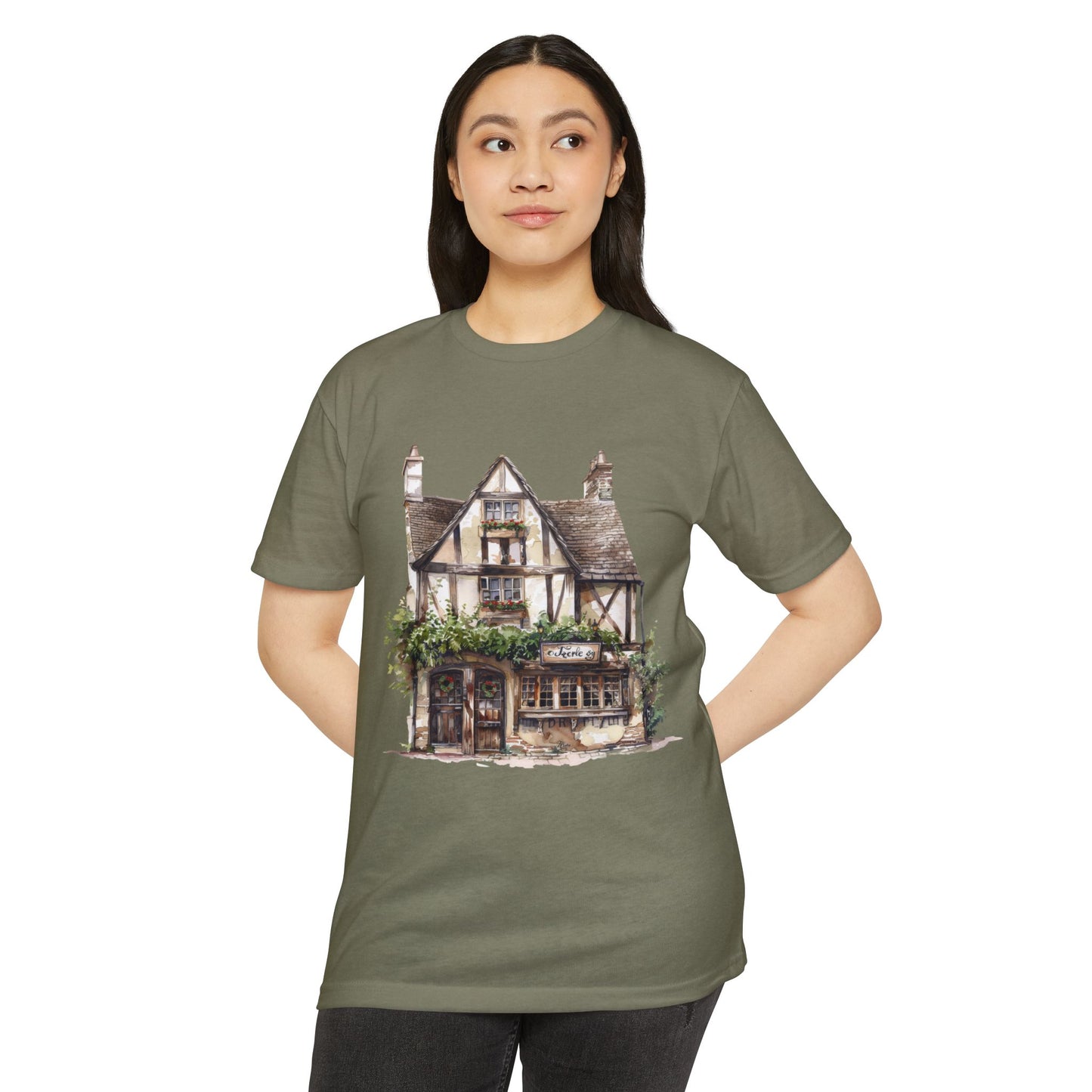 Unisex CVC Jersey T-shirt - Timeless Living - The British Village House Experience