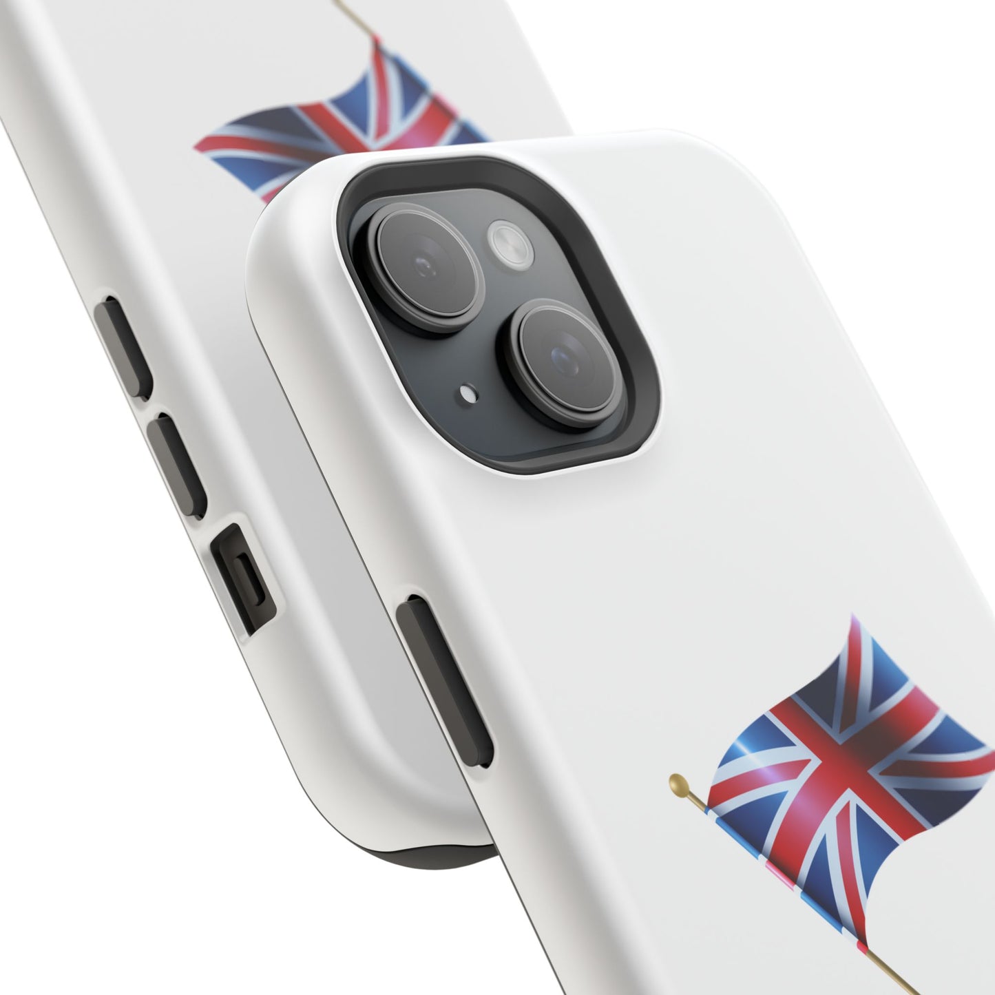 Vintage Union Jack Magnetic Phone Case, British Flag Tough Case, Gift for Anglophiles, Travel Accessories,UK Prid e Case