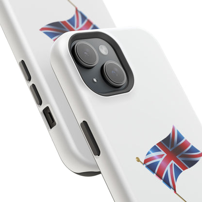 Vintage Union Jack Magnetic Phone Case, British Flag Tough Case, Gift for Anglophiles, Travel Accessories,UK Prid e Case
