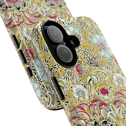 Floral Phone Case - Tough Cases, Floral Design, Stylish, Protective, Unique Gift for Her, Phone Accessories