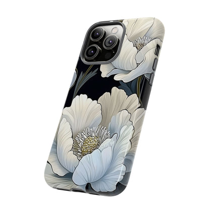Floral Phone Case, Tough Cases for Women, Stylish Phone Cover, Floral Design Phone Protector, Nature Inspired Tech Accessories