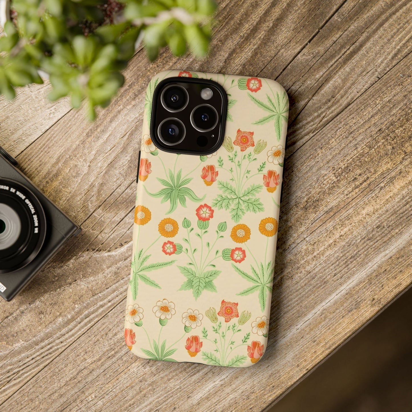 Floral Tough Cases | Stylish Phone Cover, Durable Protective Case, Gift for Her, Spring Accessories, Nature Lover