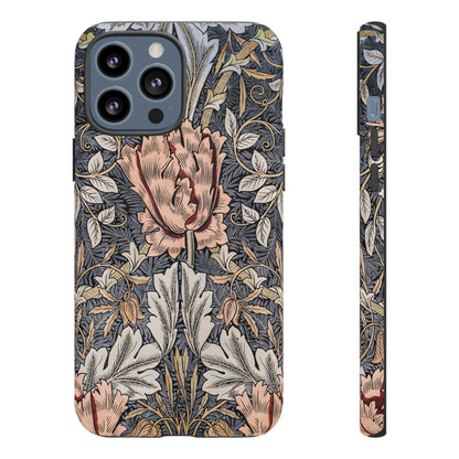Floral Phone Case, Tough Cases for Stylish Protection, Flower Design, Gift for Her, Phone Accessories, Trendy Mobile Covers