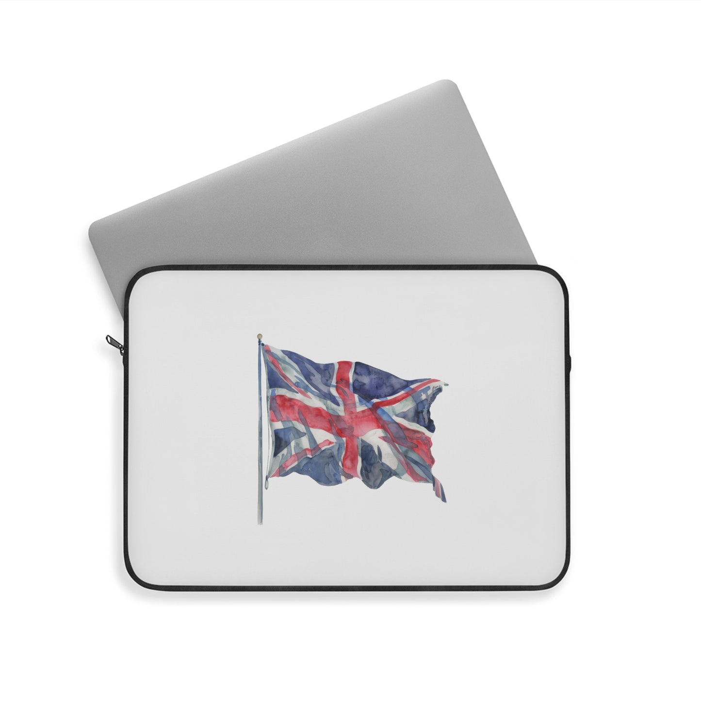 Union Jack Laptop Sleeve | Stylish Computer Case, British Flag Design, Gift for Students, Travel Accessory, Modern Tech Pouch