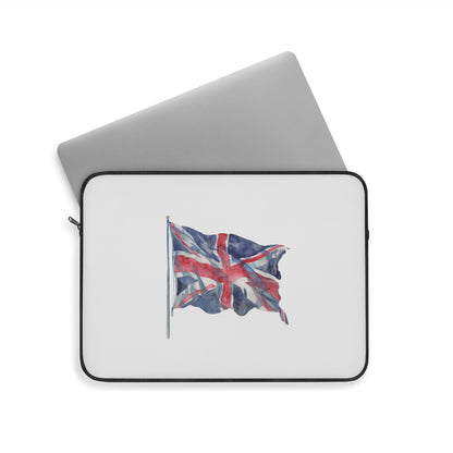 Union Jack Laptop Sleeve | Stylish Computer Case, British Flag Design, Gift for Students, Travel Accessory, Modern Tech Pouch