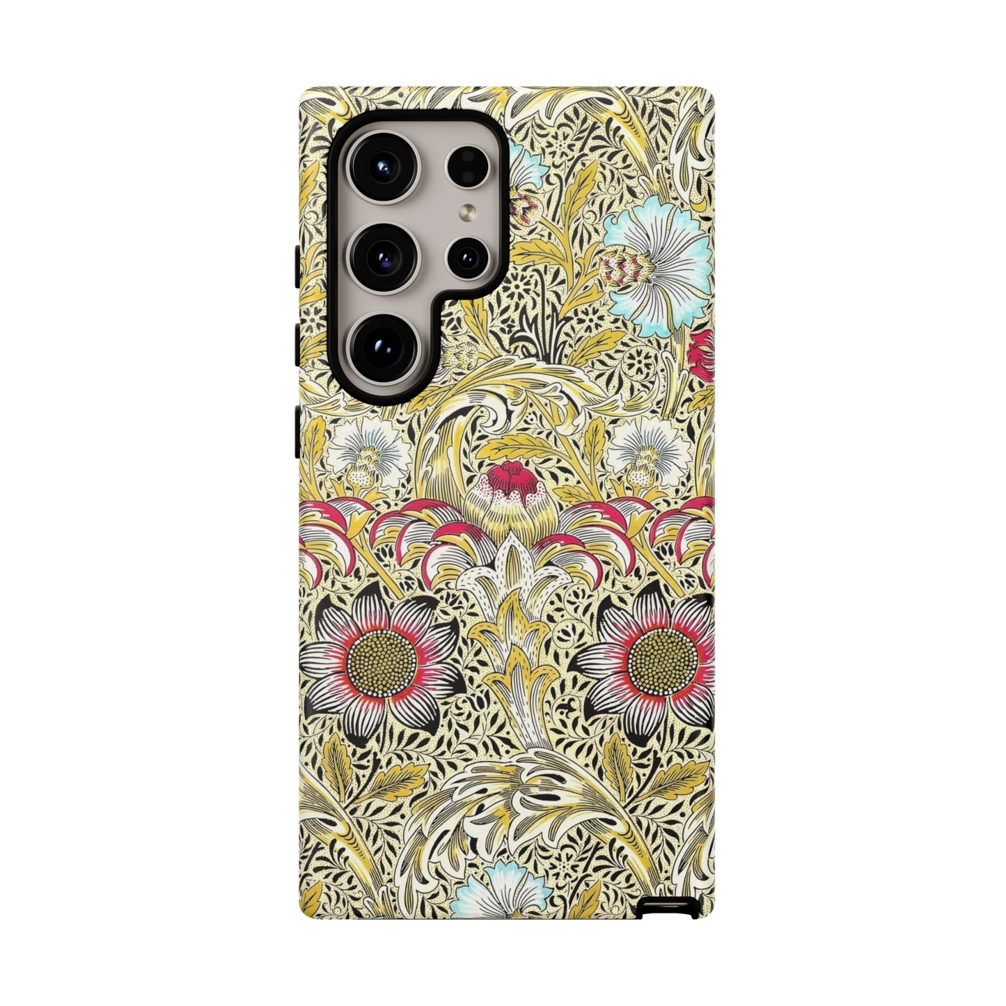 Floral Phone Case - Tough Cases, Floral Design, Stylish, Protective, Unique Gift for Her, Phone Accessories