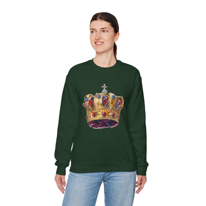 Unisex Heavy Blend™ Crewneck Sweatshirt - British Royal Crown