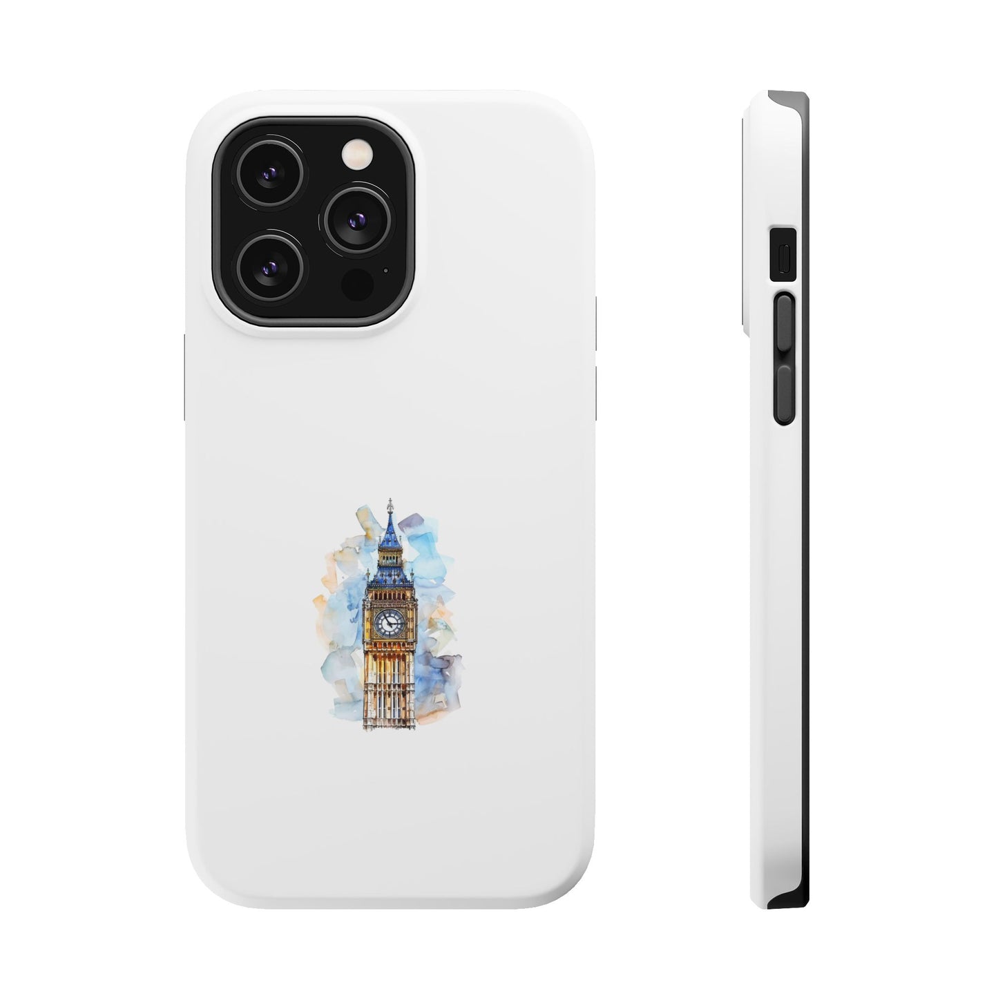 Artistic Magnetic Phone Cases with Iconic Designs, Unique Cell Phone Cover, London Tower Case, Gift for Travelers, Customizable Art Cases