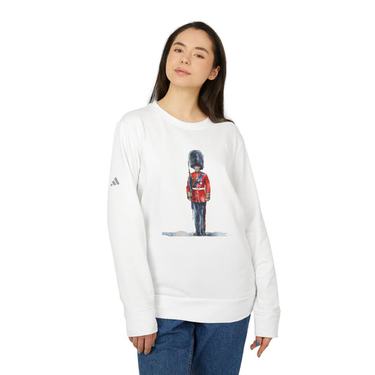 Adidas Unisex Fleece Crewneck Sweatshirt - Royal Guard Design
