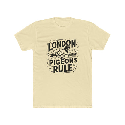 Pigeons Rule in London Unisex Cotton Crew Tee