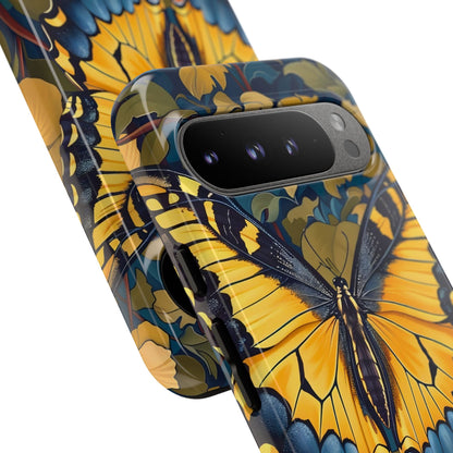 Colorful Butterfly Phone Case, Floral Design, Tough Cases, Protective Cover, Gifts for Nature Lovers, Birthday Present