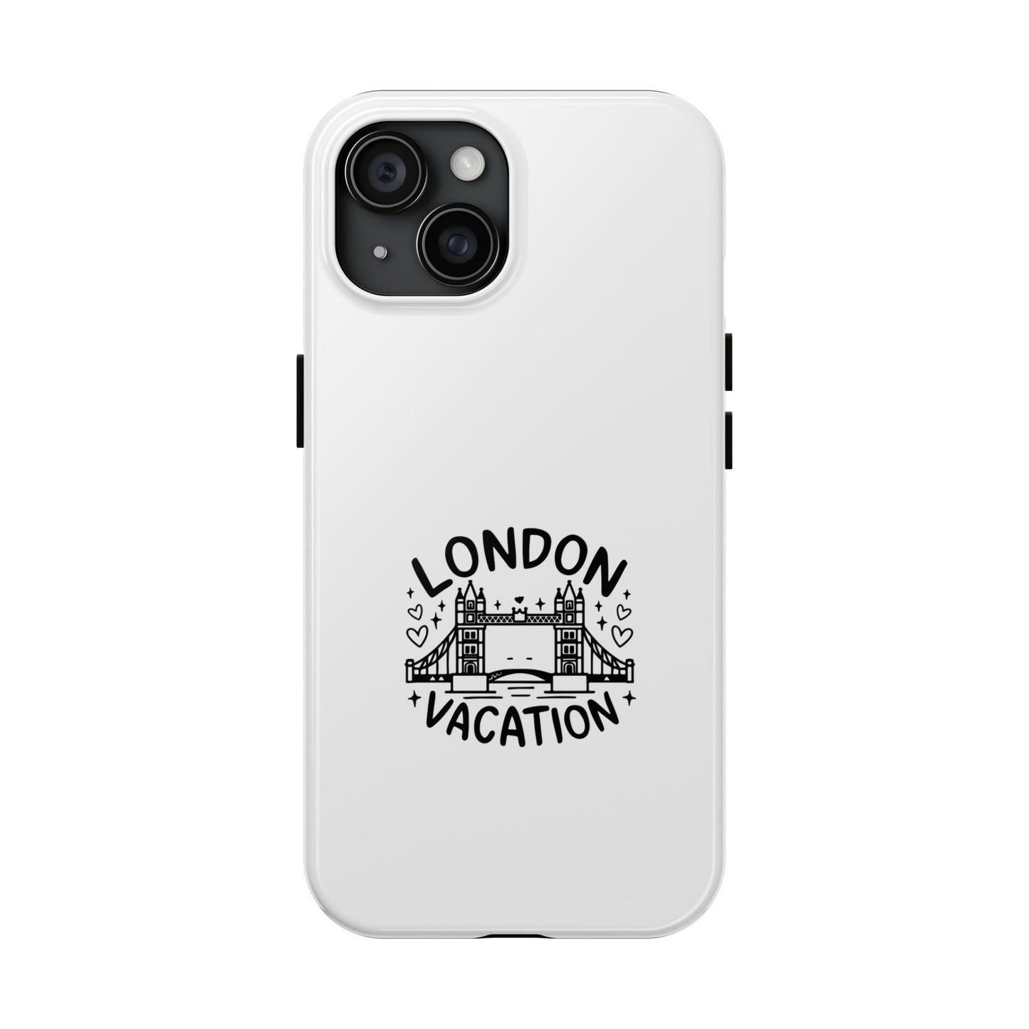 London Vacation Tough Phone Cases, Travel Gifts, London Souvenir, Durable Phone Cover, Cute Cell Phone Case, Travel Accessory