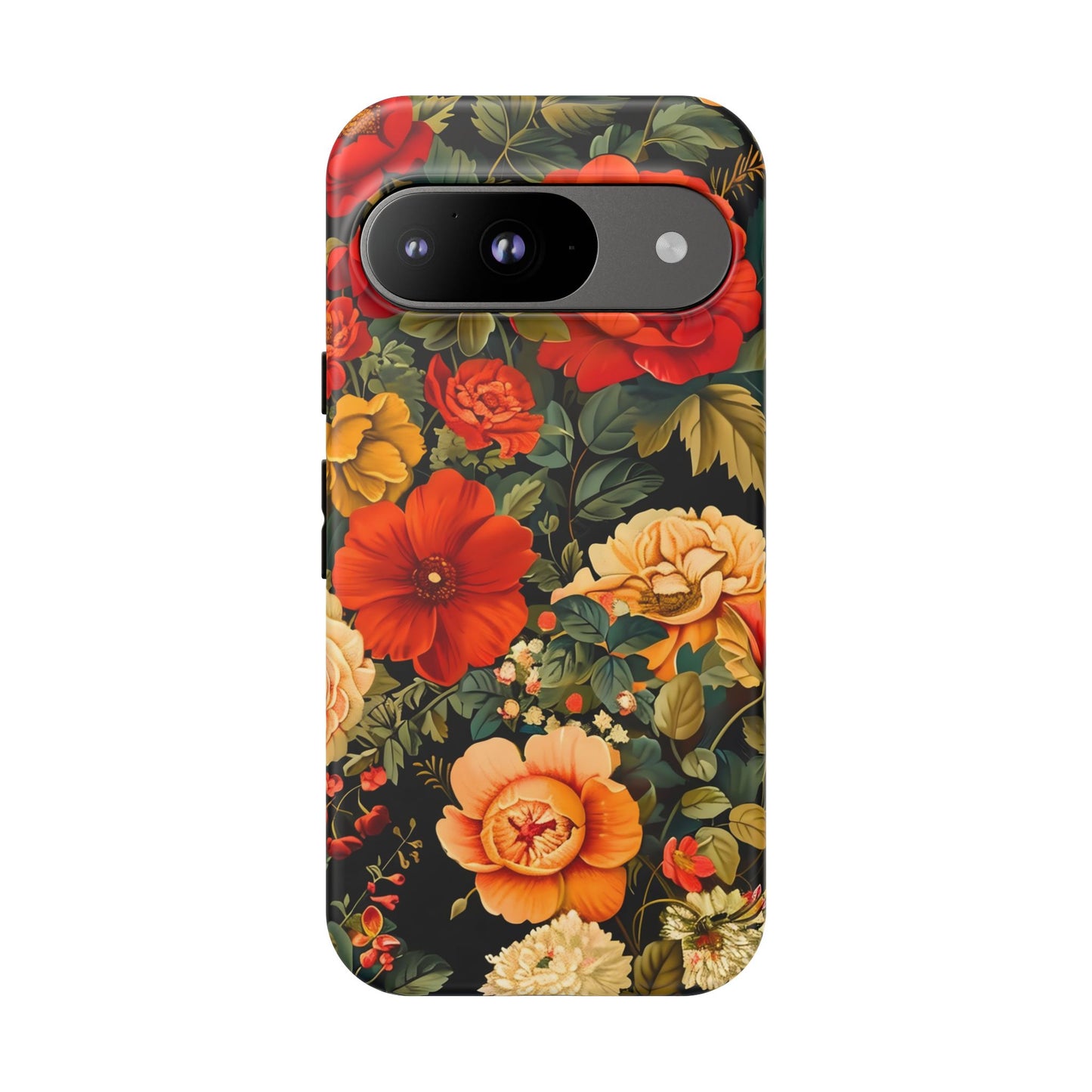 Floral Phone Case, Tough Cases, Decorative Tech Accessories, Gift for Her, Nature Lover Gift, Boho Style Case, Spring Floral Cover