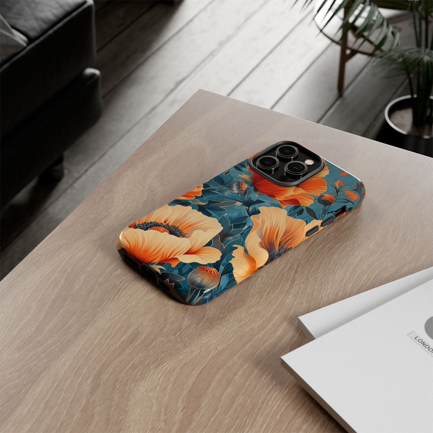 Floral Phone Case, Tough Cases for Protection and Style, Spring Aesthetic, Gift for Her, Phone Accessory for Nature Lovers