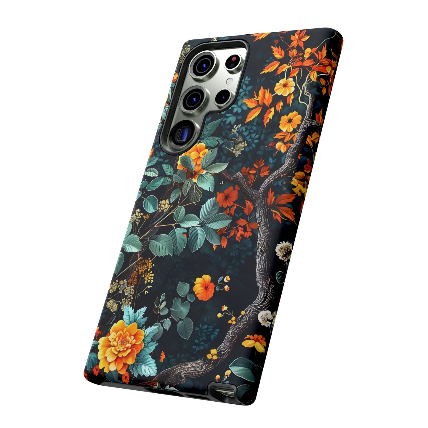 Floral Phone Case | Tough Cases, Protective Cover, Gift for Her, Autumn Vibes, Floral Phone Accessory, Unique Design