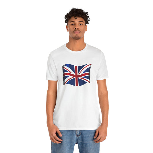 Unisex Jersey Short Sleeve Tee - UK Flag - Union Jack Artwork