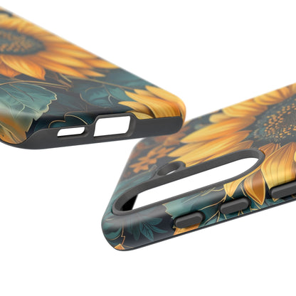 Sunflower Phone Case - Bright Floral Design, Stylish Tough Cover for Sunflower Lovers, Gift for Plant Enthusiasts, Mom Gift, Nature Lovers