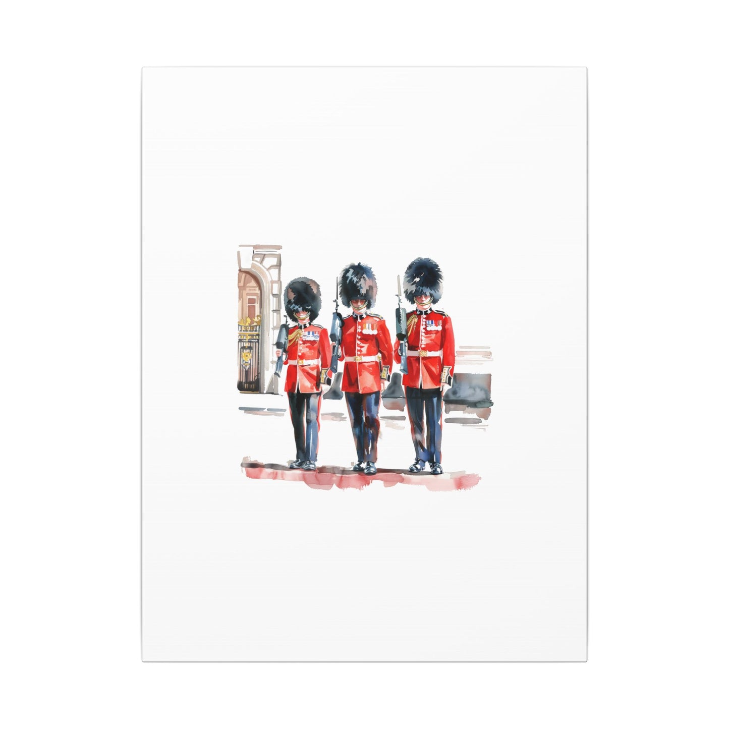 Royal Guards Canvas Print, British Wall Art, Home Decor, Unique Gift, London Culture
