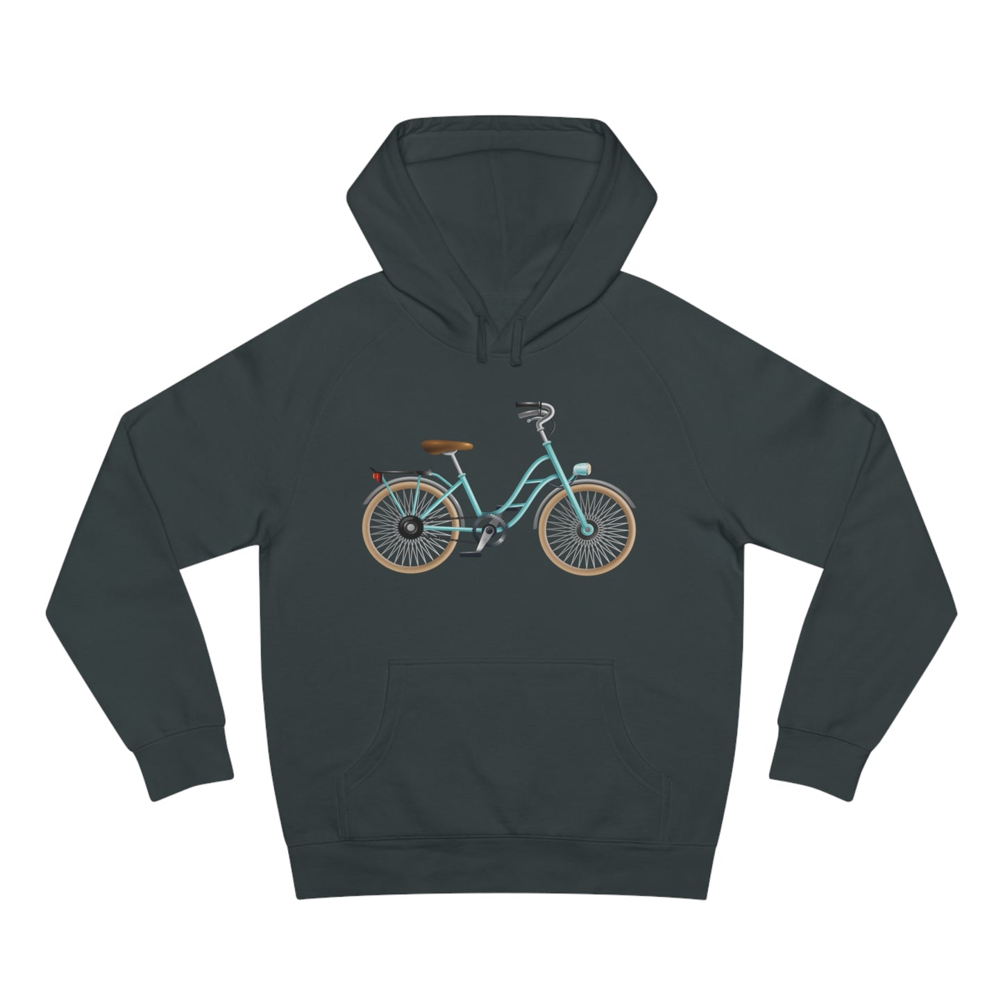 Form-fitting Unisex Hoodie - Classic British Bicycle