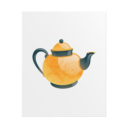Vintage Tea Pot Rolled Posters