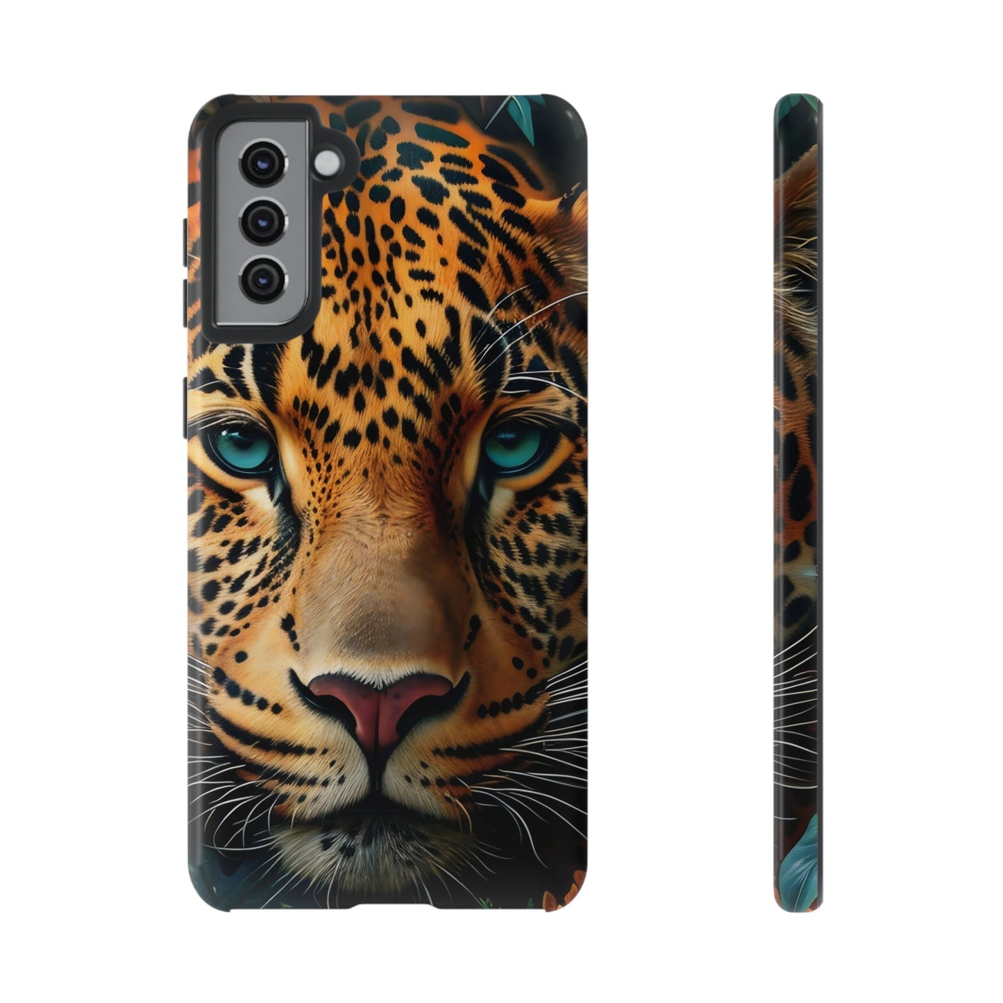 Leopard Print Phone Case, Tough Cases for Animal Lovers, Unique Phone Cover Gift, Stylish Tech Accessory, Wild Animal Art