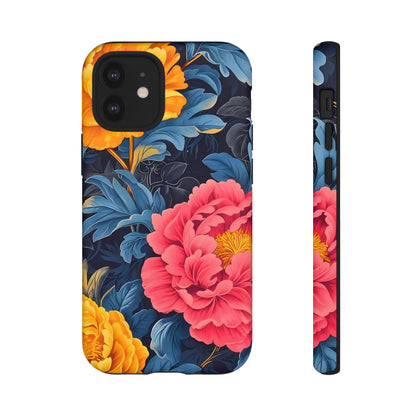 Floral Phone Case, Tough Cases, Stylish Mobile Cover, Gifts for Her, Phone Accessories, Unique Flower Design