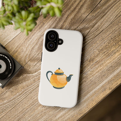 Stylish Phone Case with Teapot Design, Perfect Gift for Tea Lovers, Unique Accessory for Any Occasion, Durable Protection, Trendy Tech Gear