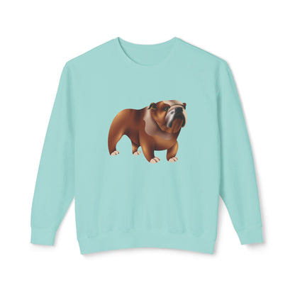 Unisex Lightweight Crewneck Sweatshirt Elegant - British Dog