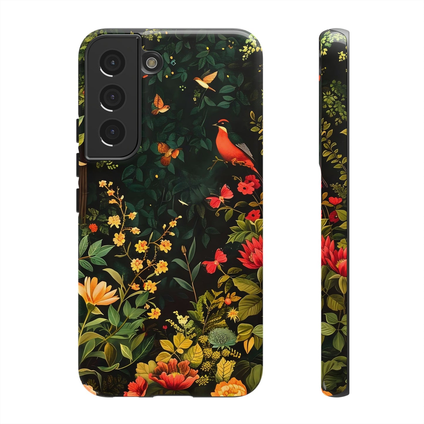 Floral Tough Phone Case, Nature-Inspired Design, Ideal for Garden Lovers, Gift for Birthdays, Christmas, Eco-Friendly Accessory