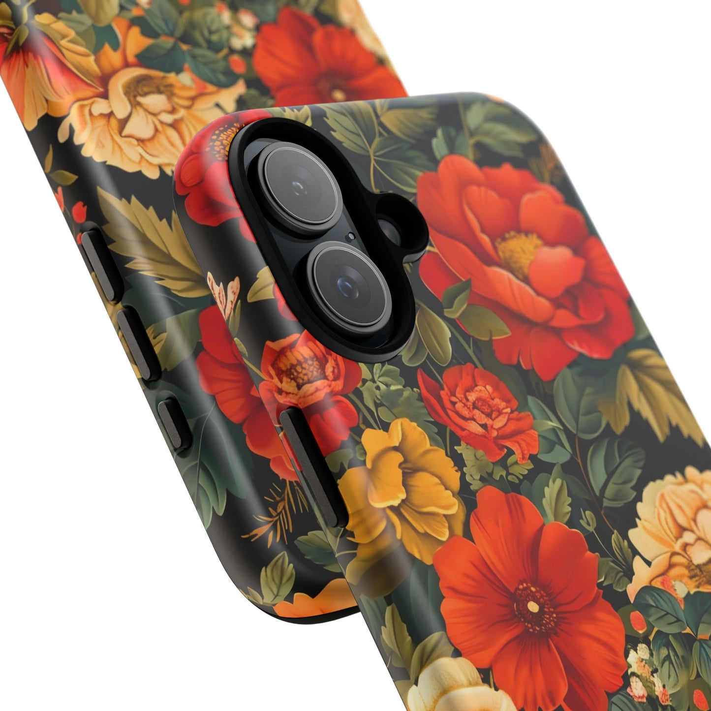 Floral Phone Case, Tough Cases, Decorative Tech Accessories, Gift for Her, Nature Lover Gift, Boho Style Case, Spring Floral Cover