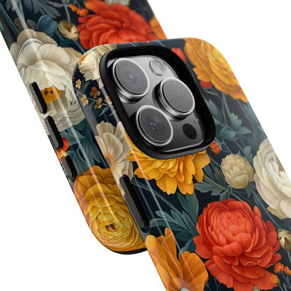 Floral Tough Case for Phones | Durable Floral Phone Cover, Boho Chic, Unique Gift for Her, Phone Protection, Flower Design