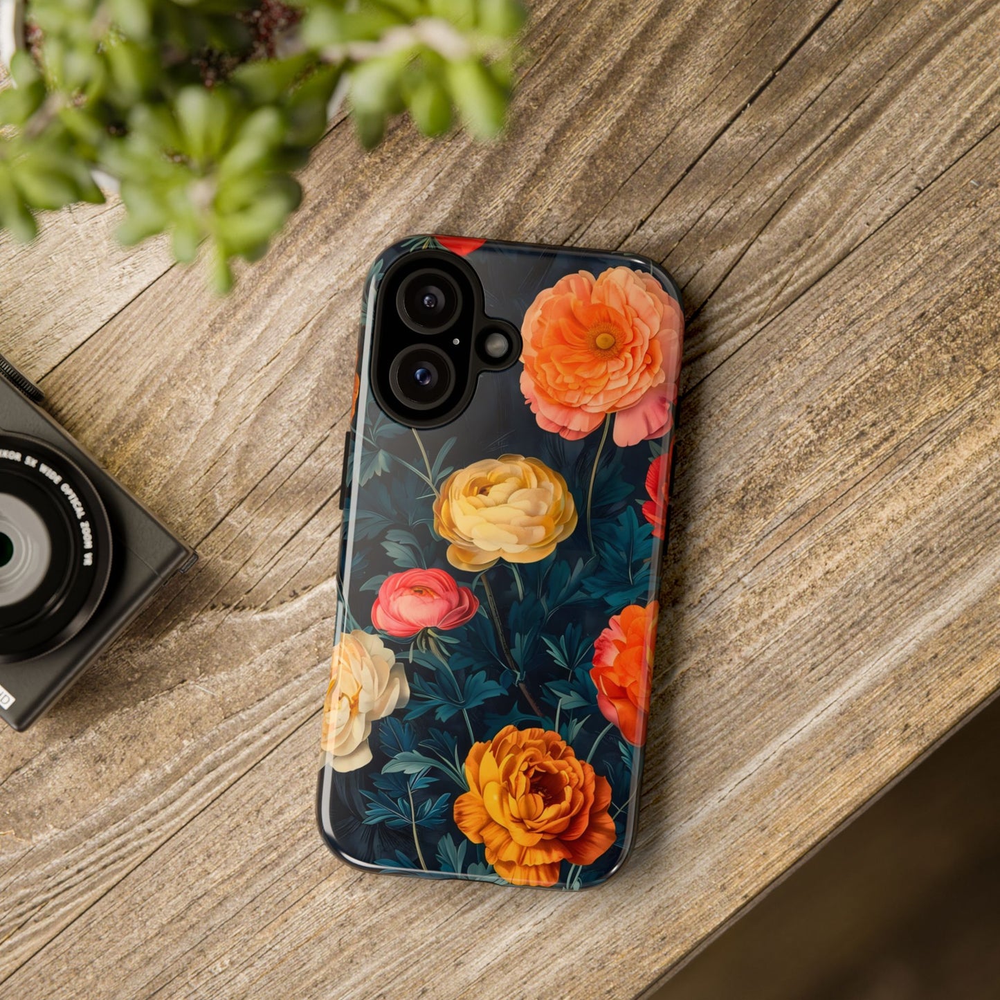 Floral Phone Case, Tough Cases for Phone Protection, Gift for Flower Lovers, Floral Designs, Spring Decor