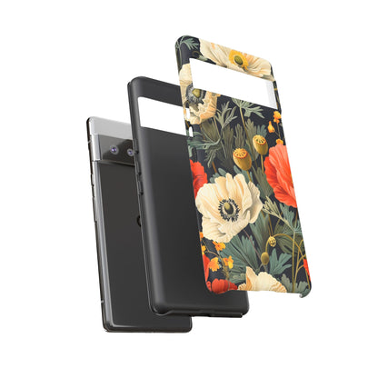 Floral Phone Case - Tough Cases with Vibrant Garden Design, Phone Accessory, Gift for Her, Spring Style, Nature Lover