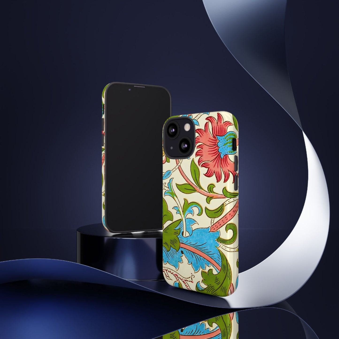 Tough Floral Phone Case - Artistic Smartphone Cover, Floral Print Gift, Protective Case | For Nature Lovers, Stylish Accessory, Phone [...]