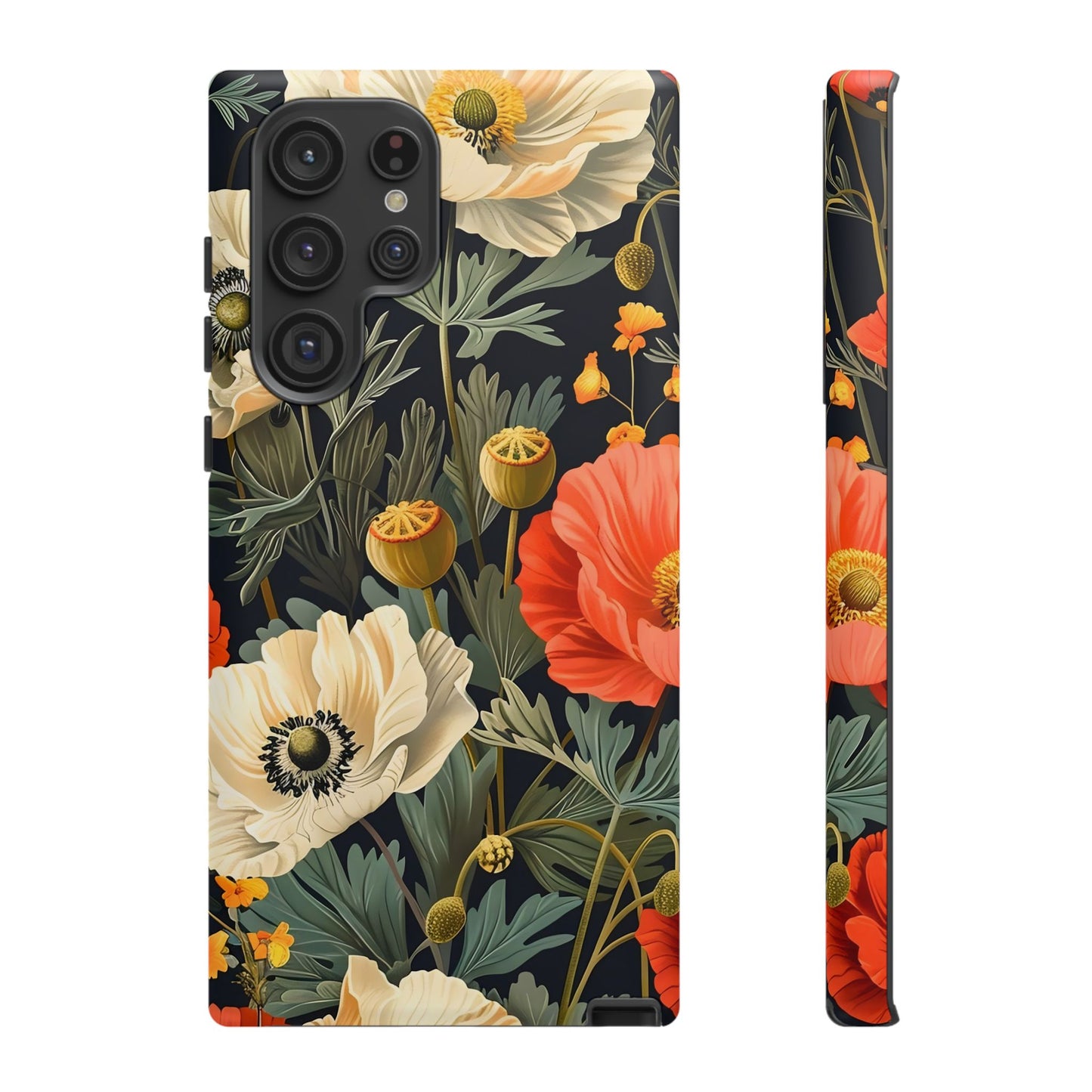 Floral Phone Case - Tough Cases with Vibrant Garden Design, Phone Accessory, Gift for Her, Spring Style, Nature Lover