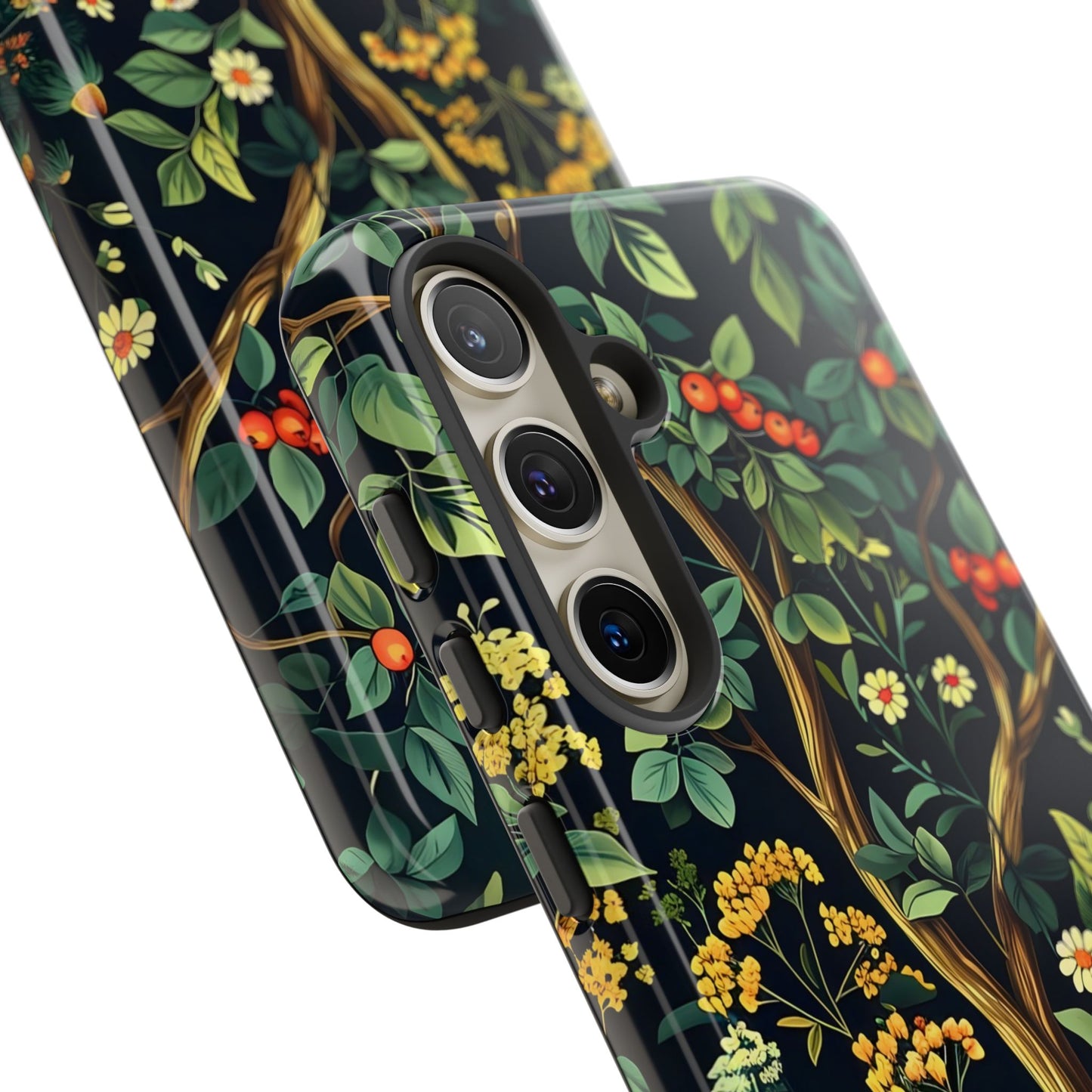 Floral iPhone Case, Nature Inspired Tough Case, Botanical Phone Cover, Eco-Friendly Gift, Unique Floral Design