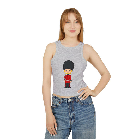 Women's Micro Rib Racer Tank Top - British Royal Guard