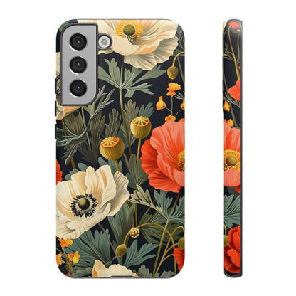 Floral Phone Case - Tough Cases with Vibrant Garden Design, Phone Accessory, Gift for Her, Spring Style, Nature Lover