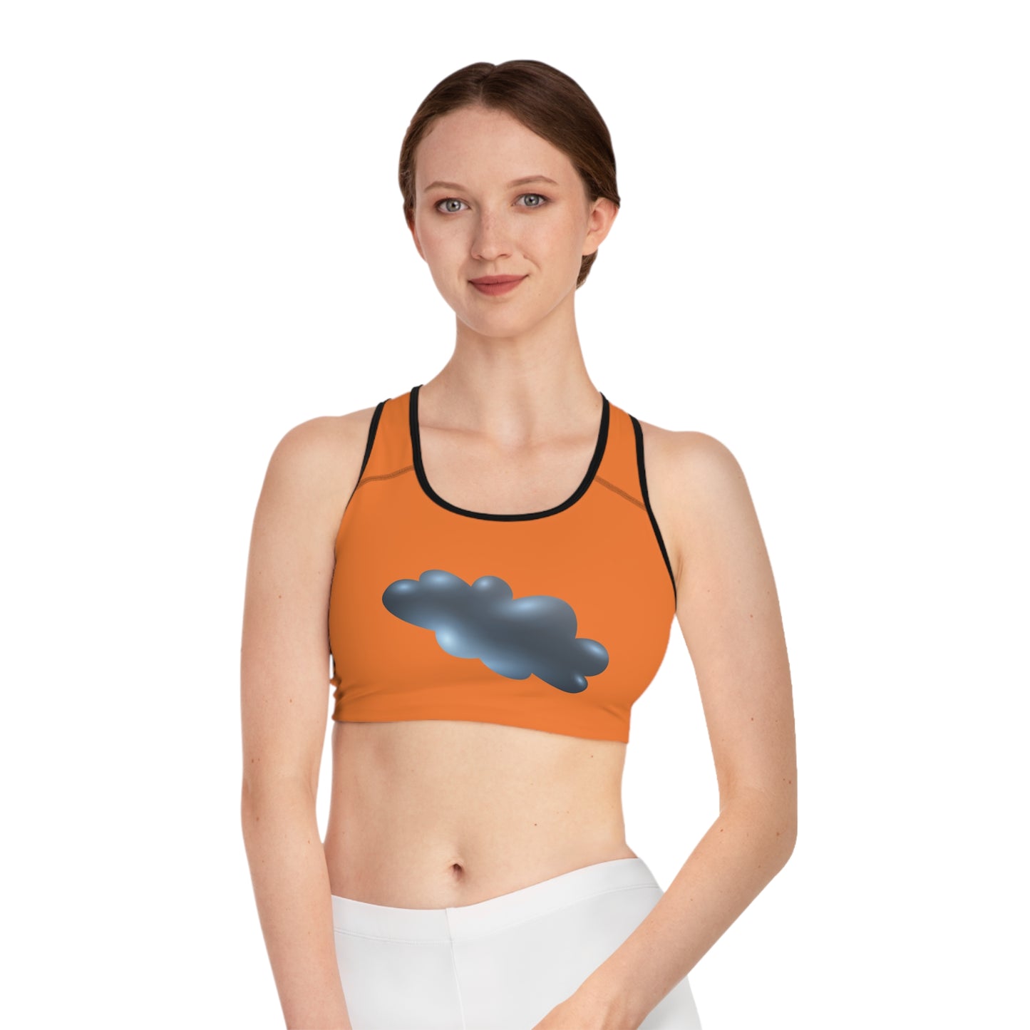 Sports Bra for Active Lifestyle - Serene Cloudscape - Dreamy Cloud Design