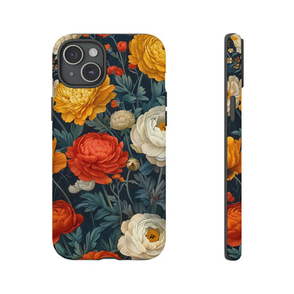 Floral Tough Case for Phones | Durable Floral Phone Cover, Boho Chic, Unique Gift for Her, Phone Protection, Flower Design