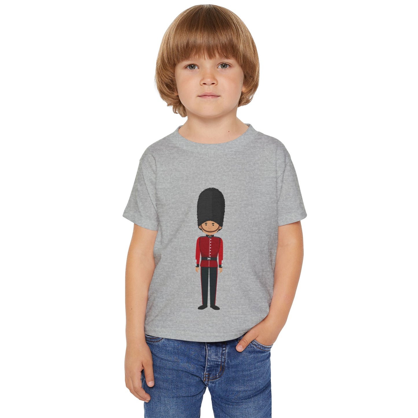 Fun Toddler T-Shirt - Cartoon Guard Design