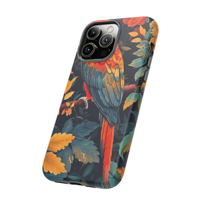 Vibrant Parrot Phone Case - Tough, Stylish, Nature-Inspired, Tropical, Wildlife, Perfect Gift, Summer Vibes