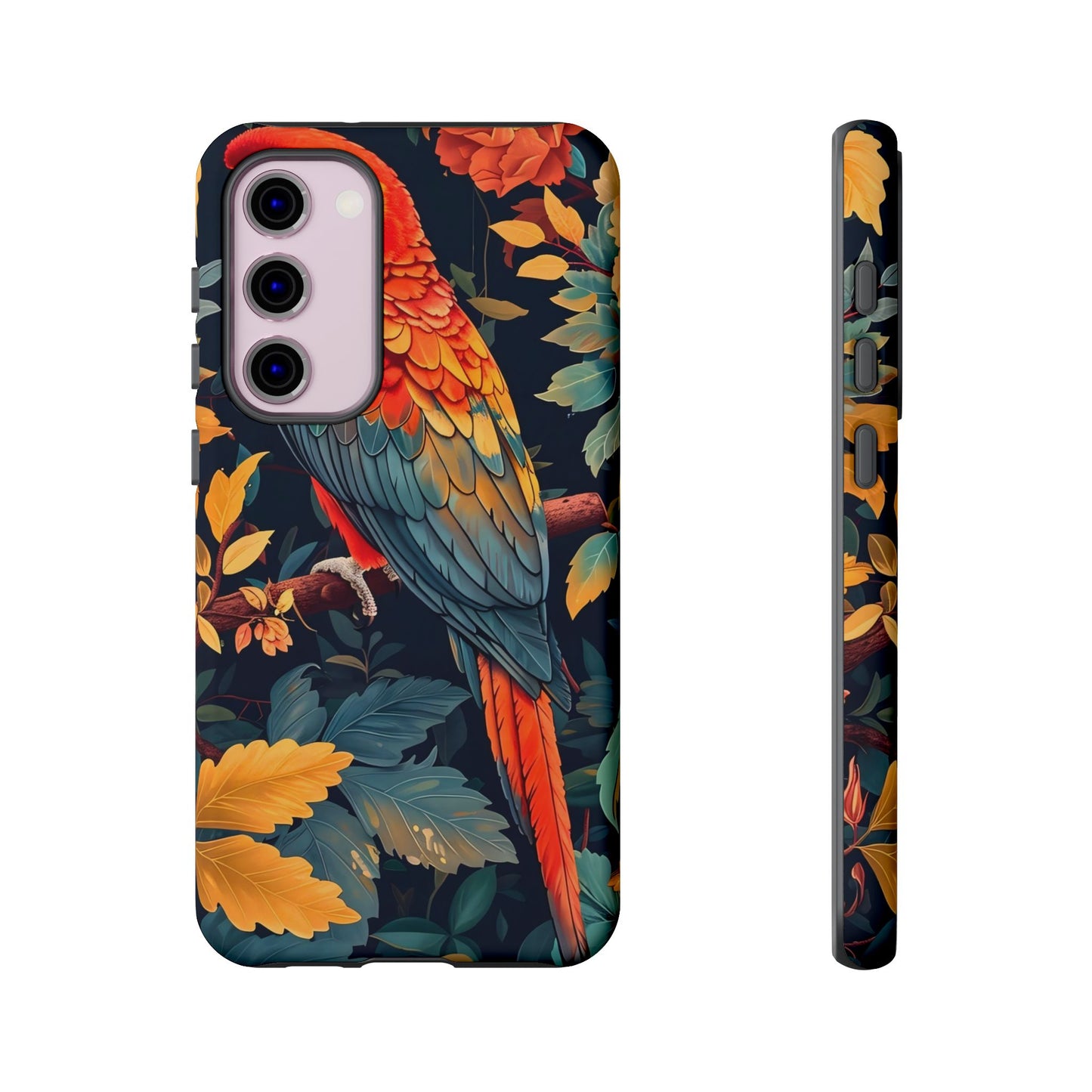 Vibrant Parrot Phone Case - Tough, Stylish, Nature-Inspired, Tropical, Wildlife, Perfect Gift, Summer Vibes