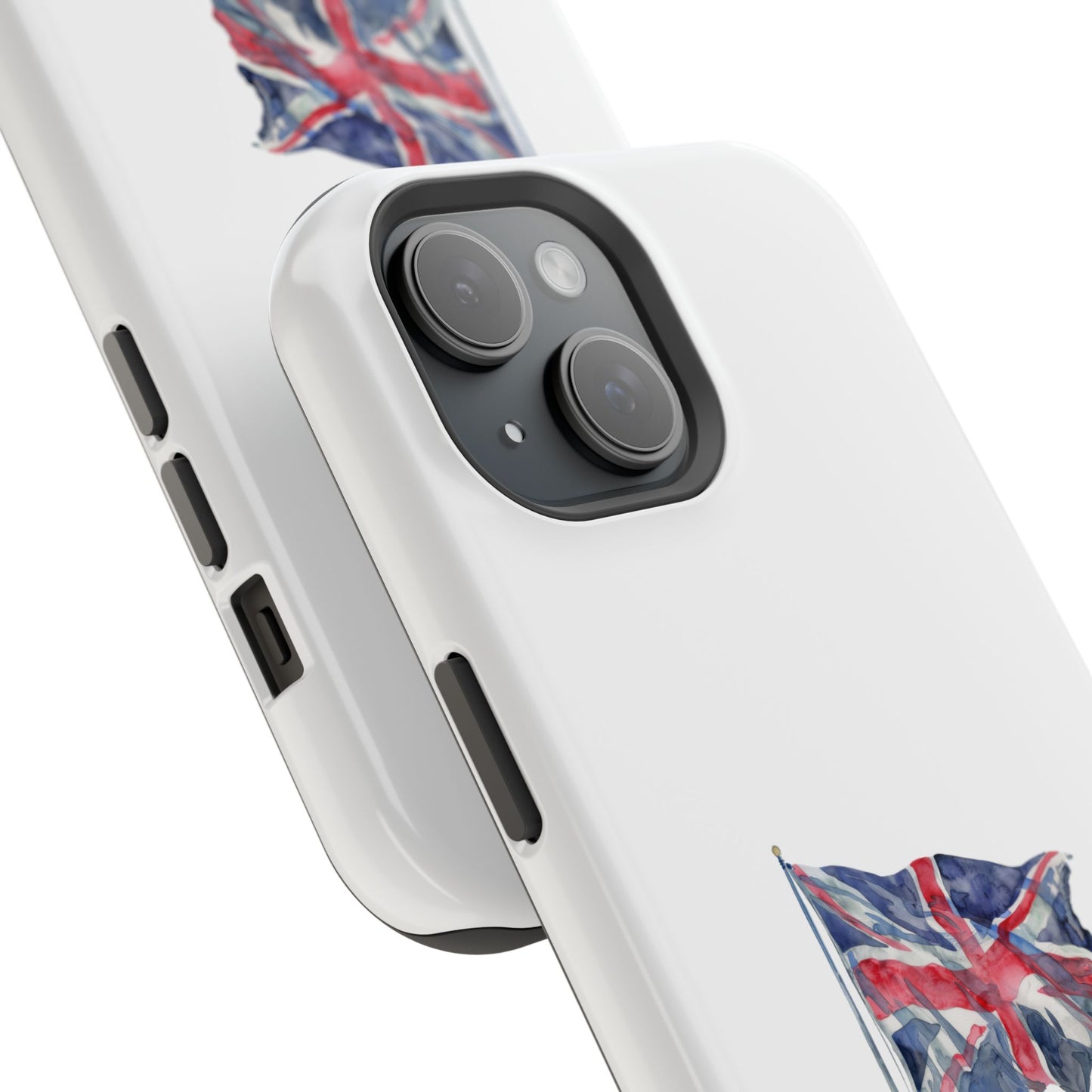 UK Flag Magnetic Tough Case, Durable Phone Cover, British Pride Accessory, Gift for Travelers, Patriot’s Tech Protector